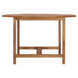Garden Dining Table 110x110x75 cm Solid Wood Teak 318478