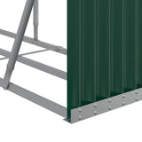 Log Holder Green 234x45x100 cm Galvanised Steel 364545