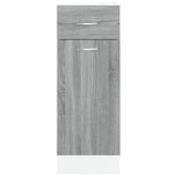 Drawer Bottom Cabinet Lyon Grey Sonoma 30x46x81.5 cm Engineered Wood 815568