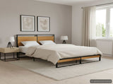 Bed Frame without Mattress Metal 120x200 cm 324864