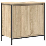 Bathroom Basin Cabinet Sonoma Oak 60x34.5x60 cm 861893