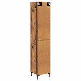 Highboard Old Wood 34.5 x 34 x 180 cm Engineered Wood 3415692