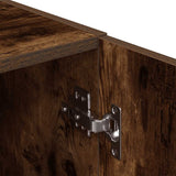 Kitchen Cabinet Smoked Oak 38x41.5x131.5 cm Engineered Wood 860116