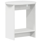 Side Table High Gloss White 50 x 39,5 x 55 cm Engineered Wood 899856
