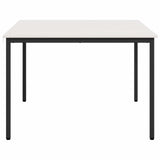 Dining Table White 110 x 110 x 75 cm Solid Pine Wood 892788