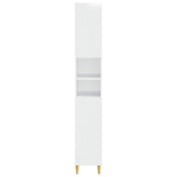 Bathroom Cabinet with Open Shelf ARNHEM High Gloss White 896599