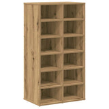 Shoe Rack Artisan Oak 54x34x100.5 cm Engineered Wood 855837