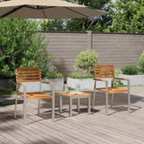 Garden Dining Set 3 pcs Brown 3334845