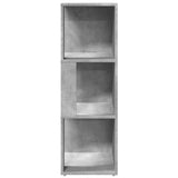 Corner Cabinet Concrete Grey 33x33x100 cm Engineered Wood 809030