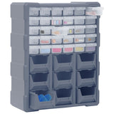Multi-drawer Organiser with 39 Drawers 38x16x47 cm 149604
