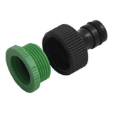 Garden Hose with Fitting Set Green 0.75" 50 m PVC 154384