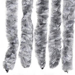 Insect Curtain White and Grey 118x220 cm Chenille 315134