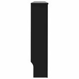 Radiator Cover Black 152x19x81.5 cm Engineered Wood 288177