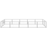 Dog Kennel Silver 10 m Steel 3082121