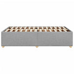 Bed Frame without Mattress Light Grey 120x190 cm Small Double Fabric 3284715