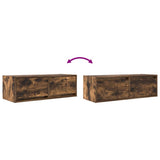 TV Cabinets 2 pcs Smoked Oak 80x31x25.5 cm Engineered Wood 861517