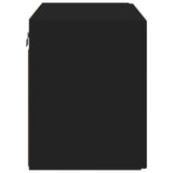 TV Wall Cabinet 59.5 x 31 x 40 cm Black Engineered Wood 892331