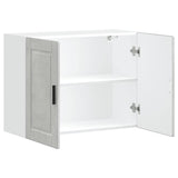 Kitchen Wall Cabinet Porto Concrete Grey Engineered Wood 854071