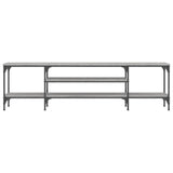 TV Cabinet Grey Sonoma 161x35x45 cm Engineered Wood&Iron 831811