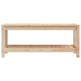 Garden Bench 108x35x45 cm Solid Wood Pine 832382