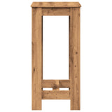 Bar Table Artisan Oak 51x50x103.5 cm Engineered Wood 854408