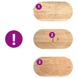 Table Top 120x60x4 cm Solid Wood Oak Oval 4009067