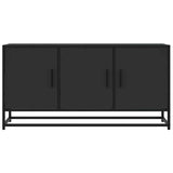 TV Cabinet Black 100x35x50 cm Engineered Wood and Metal 848829