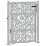Garden Gate 100x125 cm Weathering Steel Leaf Design 4100965