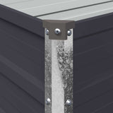 Raised Garden Bed Anthracite 240 x 40 x 55 cm cold-rolled steel 8006257