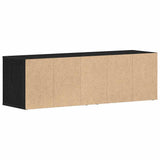 TV Cabinet Black Oak 120x34x37 cm Engineered Wood 862474