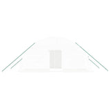Greenhouse with Steel Frame White 12 m 6x2x2.85 m 364091