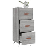Sideboard Grey Sonoma 34.5x34x90 cm Engineered Wood 828578
