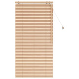 Venetian Blind Oak Look 70 x 160 cm 35 mm Solid Paulownia Wood 42015335