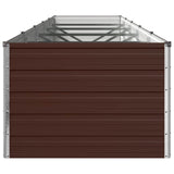 Raised Garden Bed Brown 400 x 80 x 55 cm cold-rolled steel 8006432