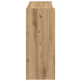 Shoe Rack Artisan Oak 80x25x62 cm Engineered Wood 859922