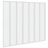 Bath Screen Folding Frosted 168 x 140 cm Aluminium & PP Panel 42023506