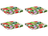 4-Piece Seat Cushions VUGHT 4 pcs 100% Polyester Multicolour 946285