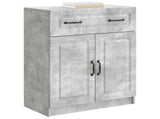 Sideboard Concrete Grey 66 x 34.5 x 87 cm Engineered Wood 895788