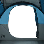 ZNTS Family Tent Tunnel 6-Person Blue Waterproof 4009573