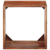 Wall Shelf 40x30x40 cm Solid Acacia Wood 340304