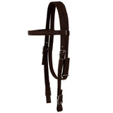 Western Saddle. Headstall&Breast Collar Real Leather 16" Brown 91348