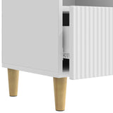 TV Cabinet High Gloss White 102 x 34.5 x 50 cm Engineered Wood 894679