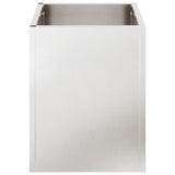 Garden Planter Stainless Steel 32 x 32 x 40 cm Stainless Steel 876347