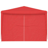 Party Tent 900 x 300 x 255 cm Red PE and Steel 42033000