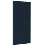 Roof Panels 36 pcs Galvanised Steel Anthracite 100x45 cm 317216