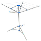 ZNTS ProPlus Rotary Airer with Foot Grey Metal 424756