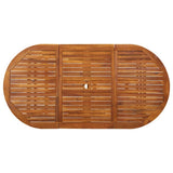Garden Dining Table 180x90x75 cm Solid Acacia Wood 315948