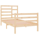 Bed Frame without Mattress Solid Wood 75x190 cm Small Single 3105820