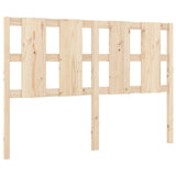Bed Headboard 140.5x4x100 cm Solid Wood Pine 817985
