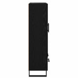 Highboard Black Oak 69.5 x 30 x 115 cm Engineered Wood 882498